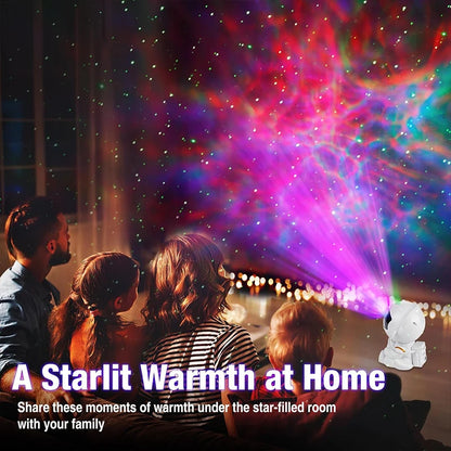 Astronaut Galaxy Projector Star Projectors Night Light Space Buddy with Nebula and Remote Control for Bedroom Best Gifts