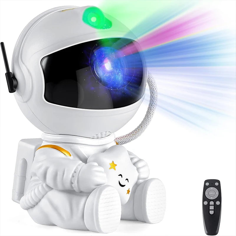 Astronaut Galaxy Projector Star Projectors Night Light Space Buddy with Nebula and Remote Control for Bedroom Best Gifts