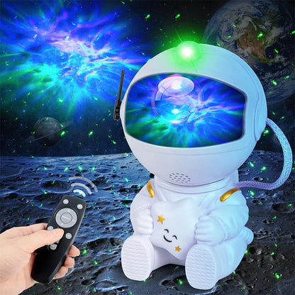 Astronaut Galaxy Projector Star Projectors Night Light Space Buddy with Nebula and Remote Control for Bedroom Best Gifts