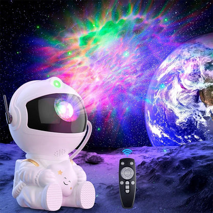 LED Astronaut Nebula Projection Lamp